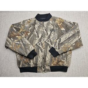 Dunbrooke Jacket Mens XL Camo Fitz Casino Hotel‎ Quilted Lined Pockets Outdoors